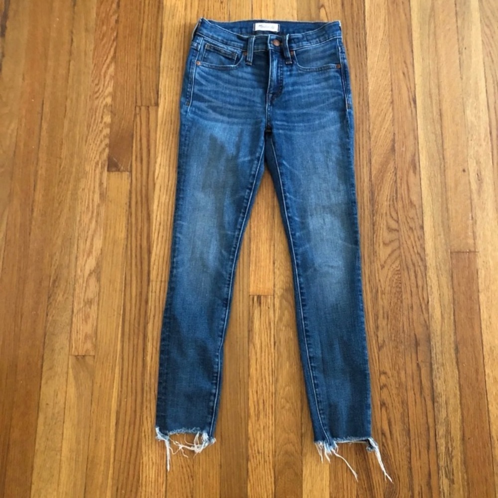 Madewell 9” high riser skinny crop